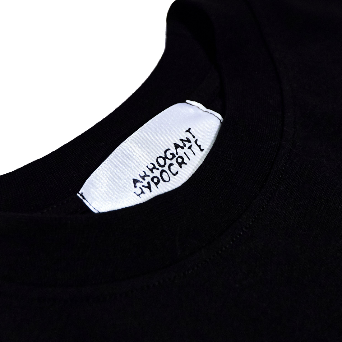 WARPED LOGO OVERSIZED TEE [BLACK]