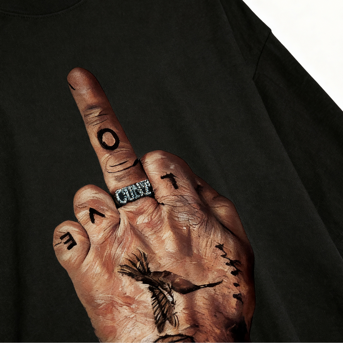 [PRE-ORDER] 'F YOU' TEE [BLACK]