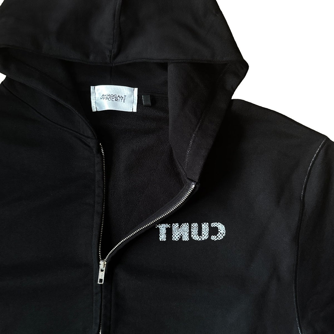 C*NT ZIP-UP HOODIE [BLACK]