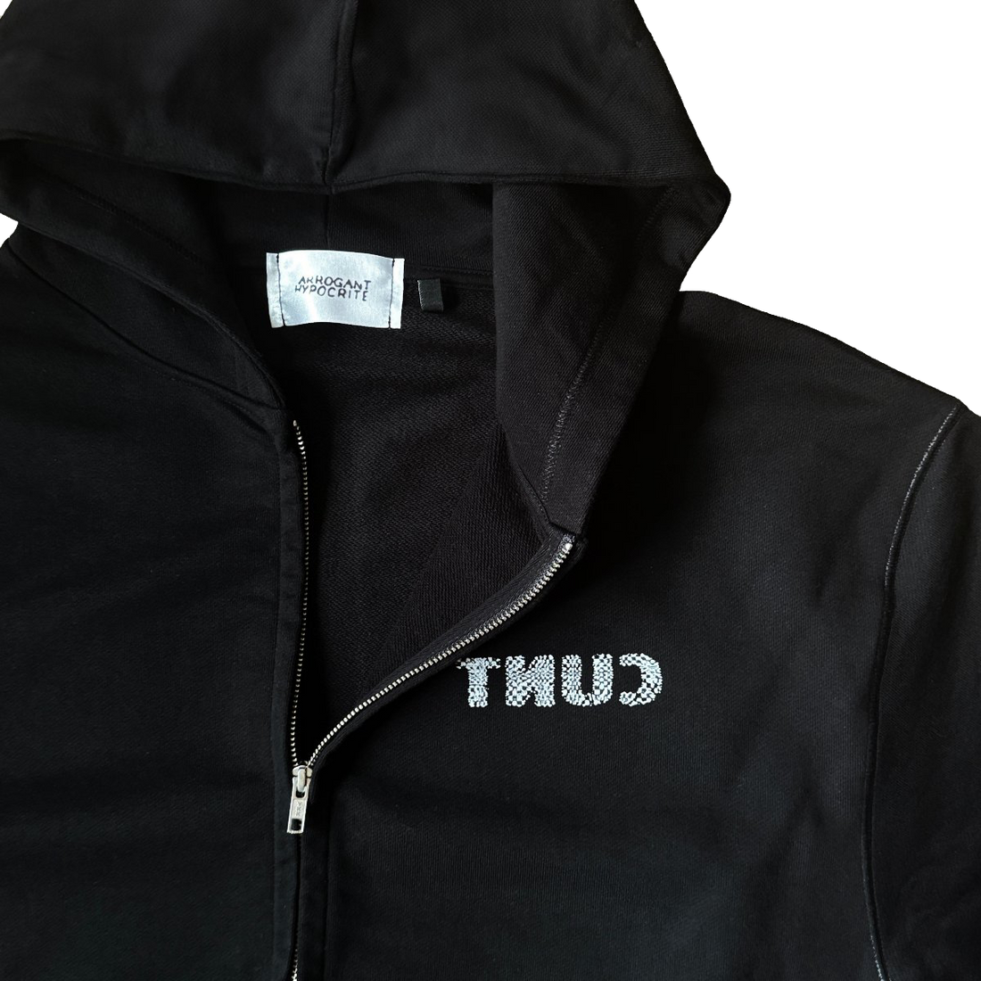 C*NT ZIP-UP HOODIE [BLACK]