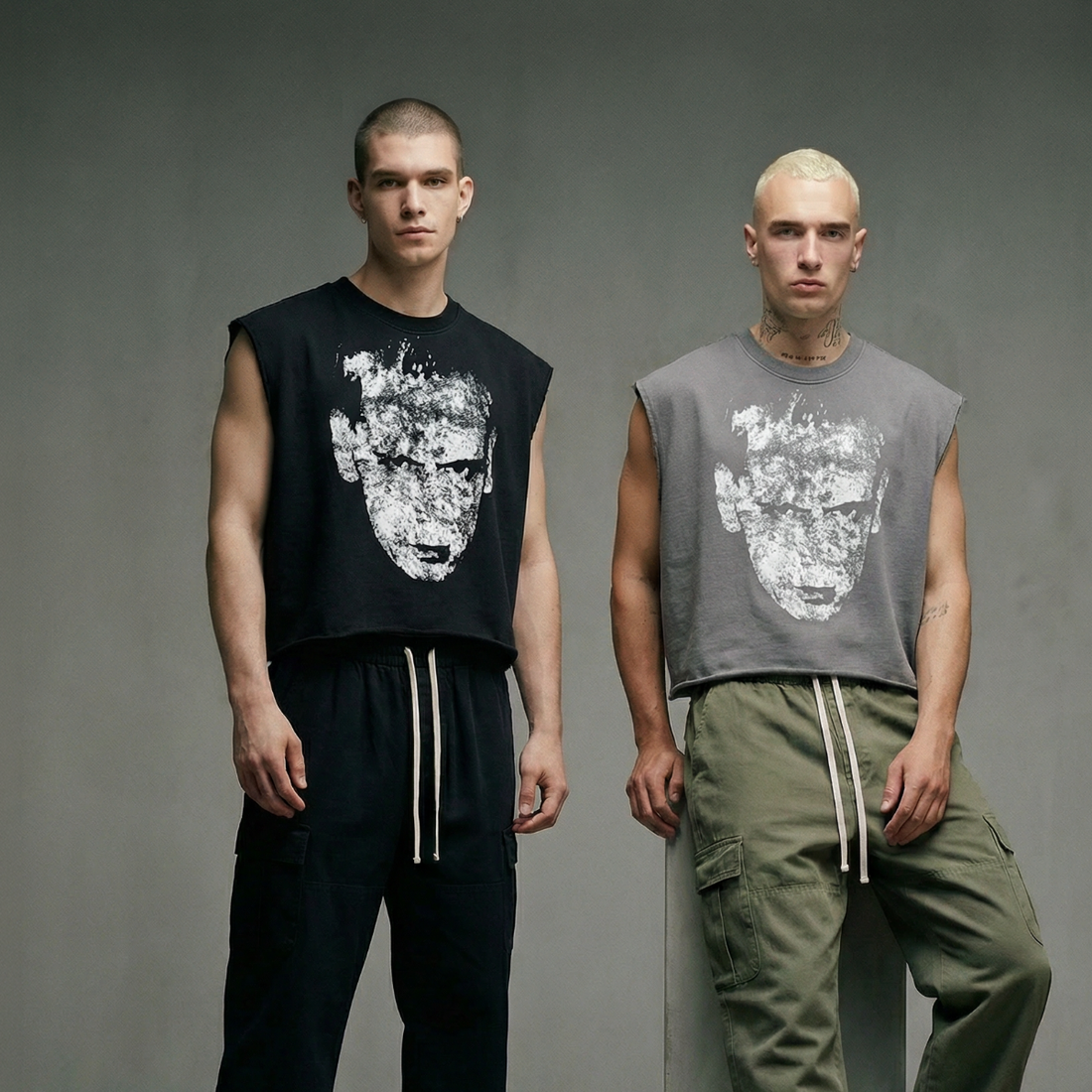 'THE FACE' BOXY TANK